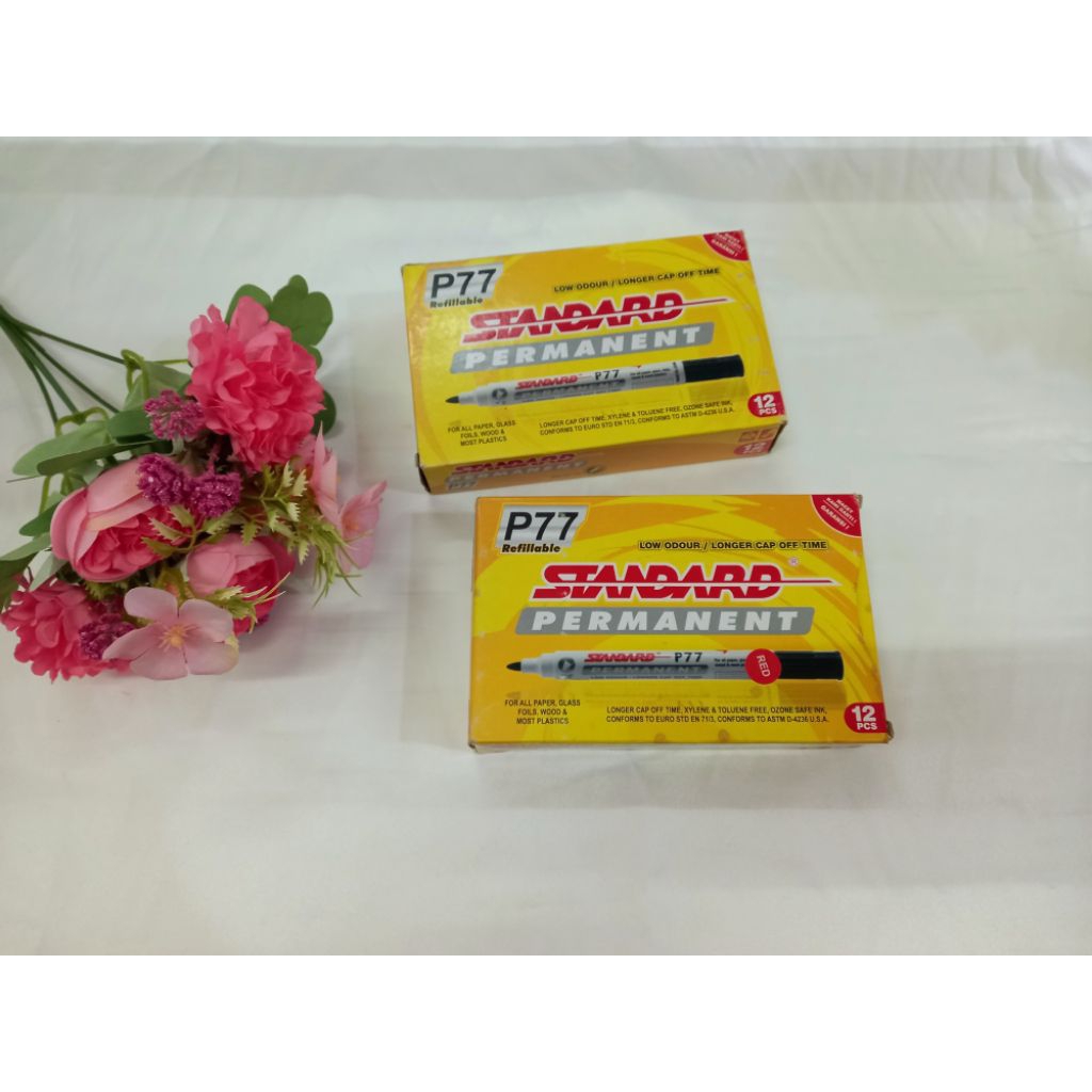 

Spidol Standard Merah permanent(perpack isi 12pcs)