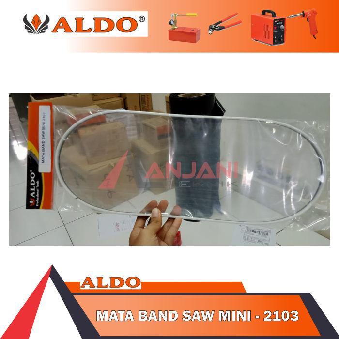 ALDO 2103 MATA GERGAJI BANDSAW BESI BAND BEND SAW PORTABLE DUDUK MEJA