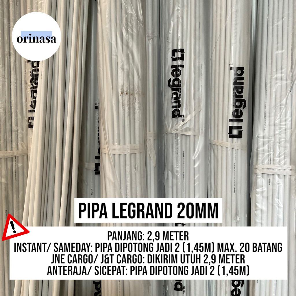 Pipa Conduit / Pipa Listrik / Pipa Konduit Listrik LeGrand 20mm 20 mm