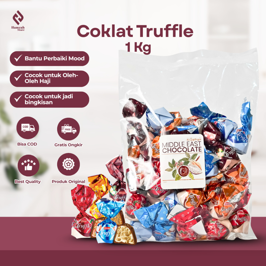 

Coklat Arab Truffle Mix 1 Kg Coklat Best Quality Oleh Oleh Haji Umroh