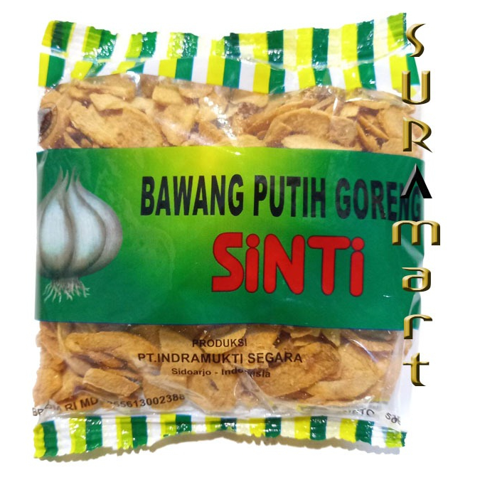 

(50 gr) SINTI BAWANG PUTIH GORENG Merk Sinti Bawang Putih Siap Saji Bawang Putih SINTI