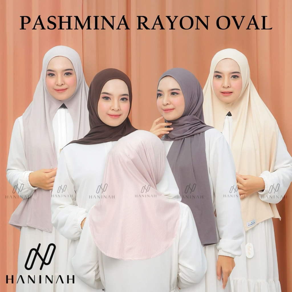 pasmina oval instan by lidinahijab