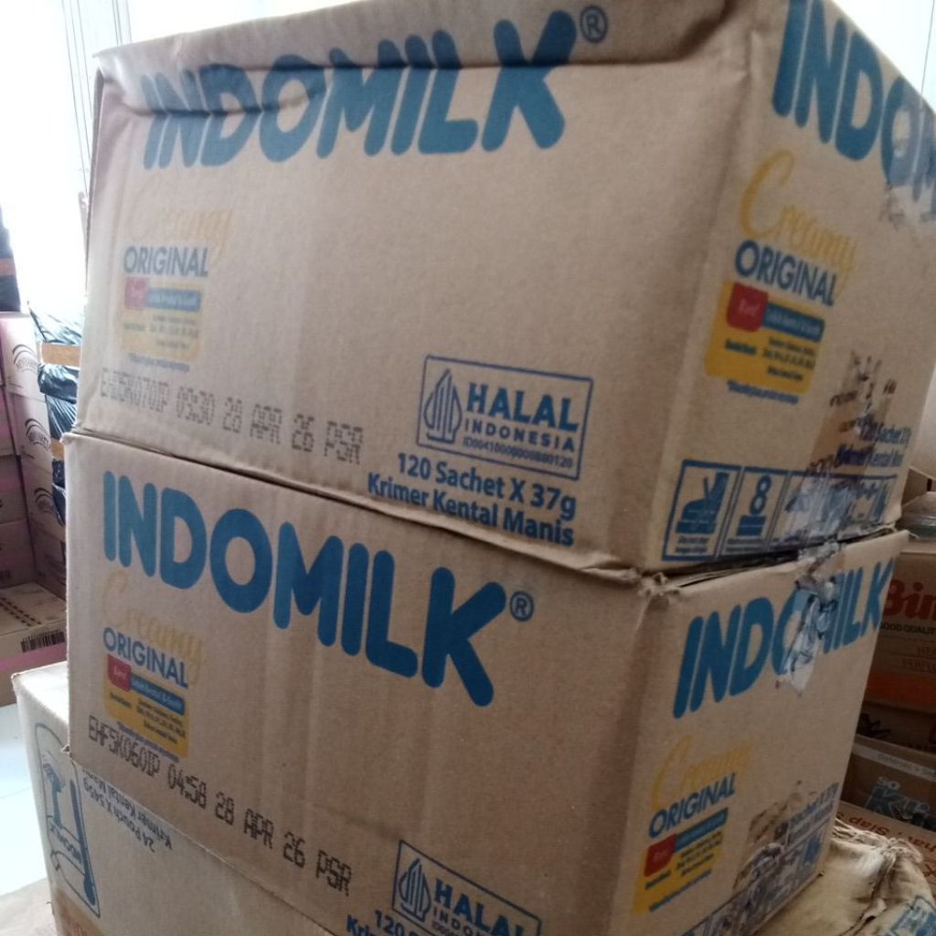 

Indomilk sachet putih. 1karton