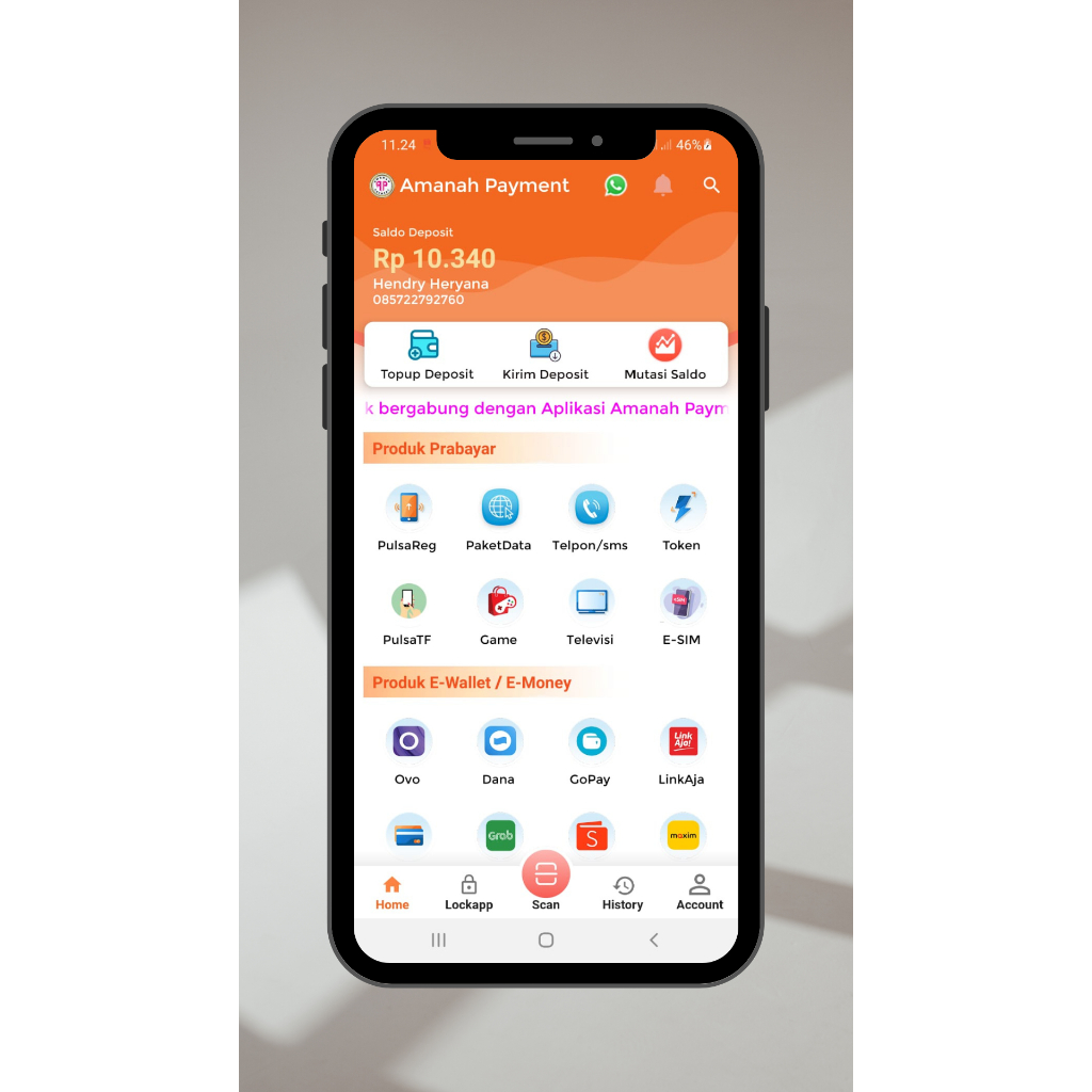 Jasa Pembuatan Aplikasi Android Profesional Untuk Penjualan Pulsa dan PPOB