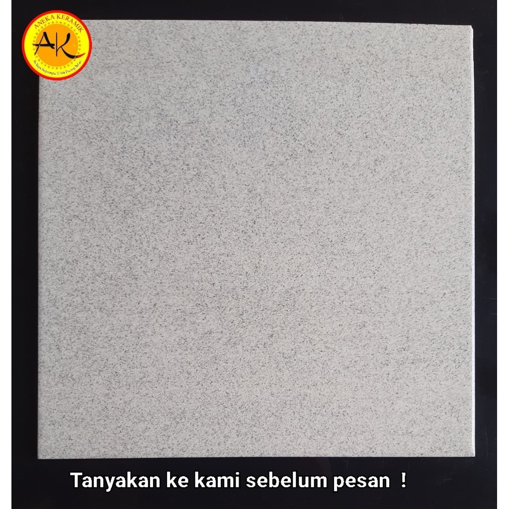 Keramik Lantai Ruangan Motif Granit/Granite Glossy Kilap 40x40 Neo Tarakan grey
