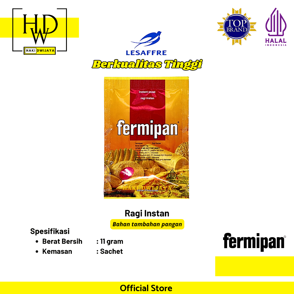 

[11gr] Fermipan Ragi Instan Kering Berkualitas