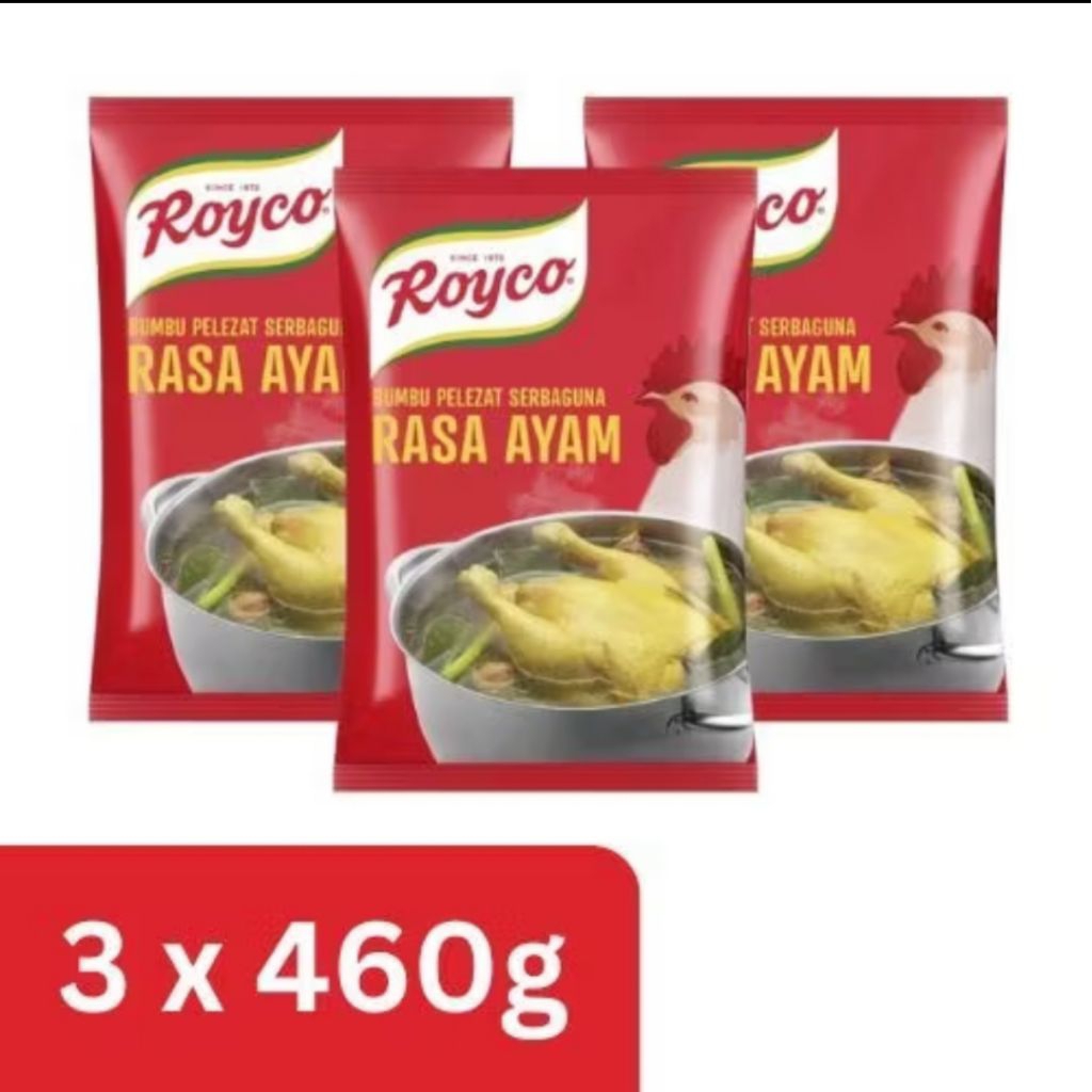 

GRATIS FREEBIES!!! Royco Ayam 460gr x 3pcs