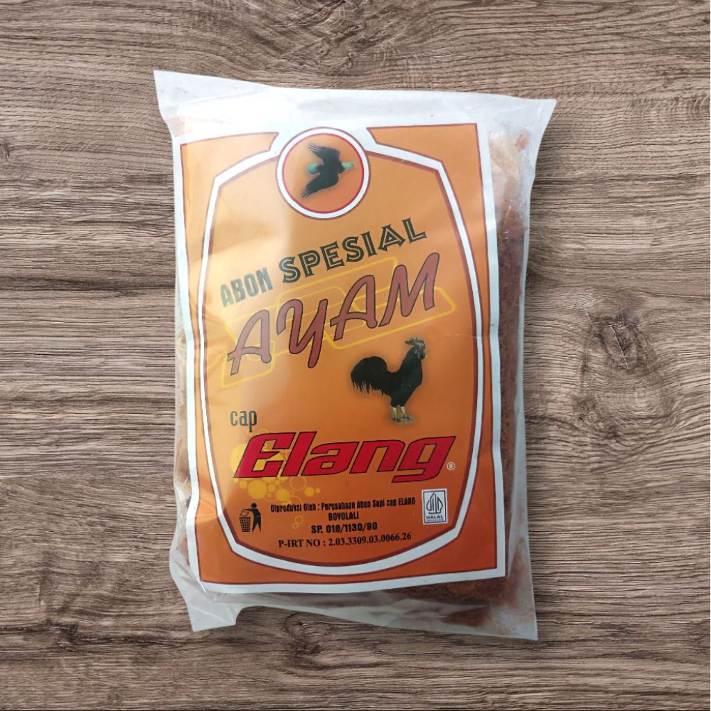 

Abon ayam spesial cap elang kemasan 250g