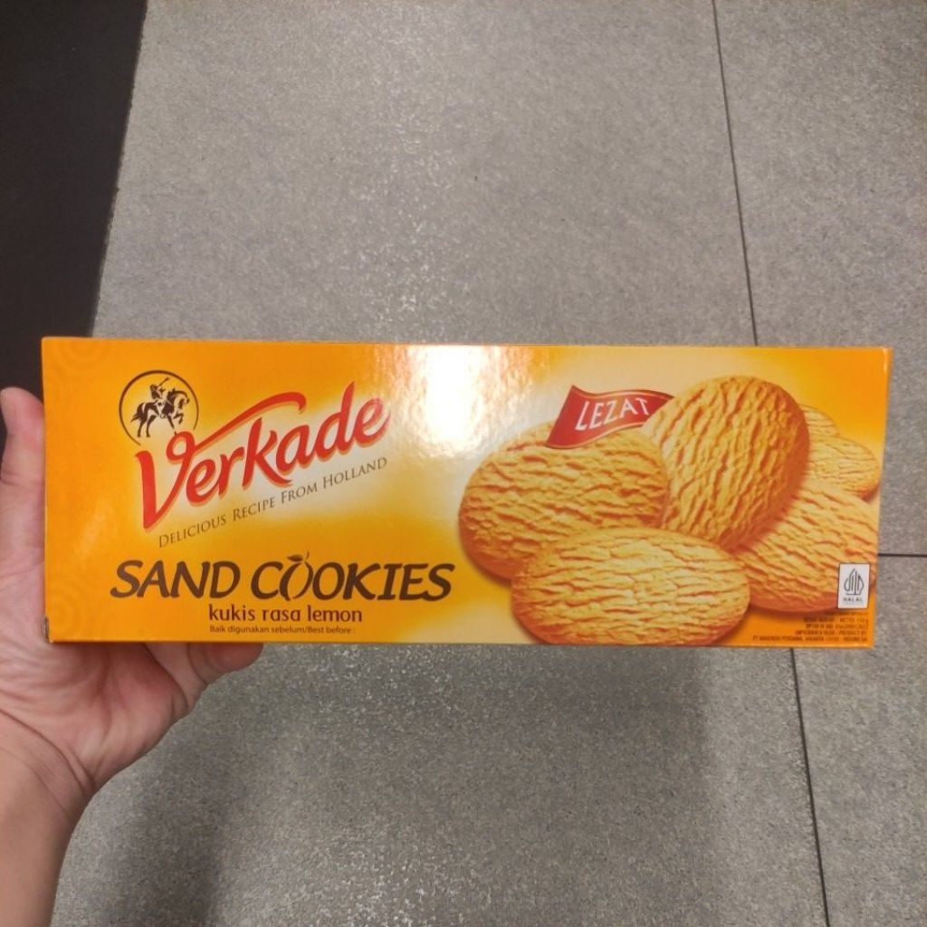 

VERKADE SAND COOKIES KUKIS RASA LEMON 150gr