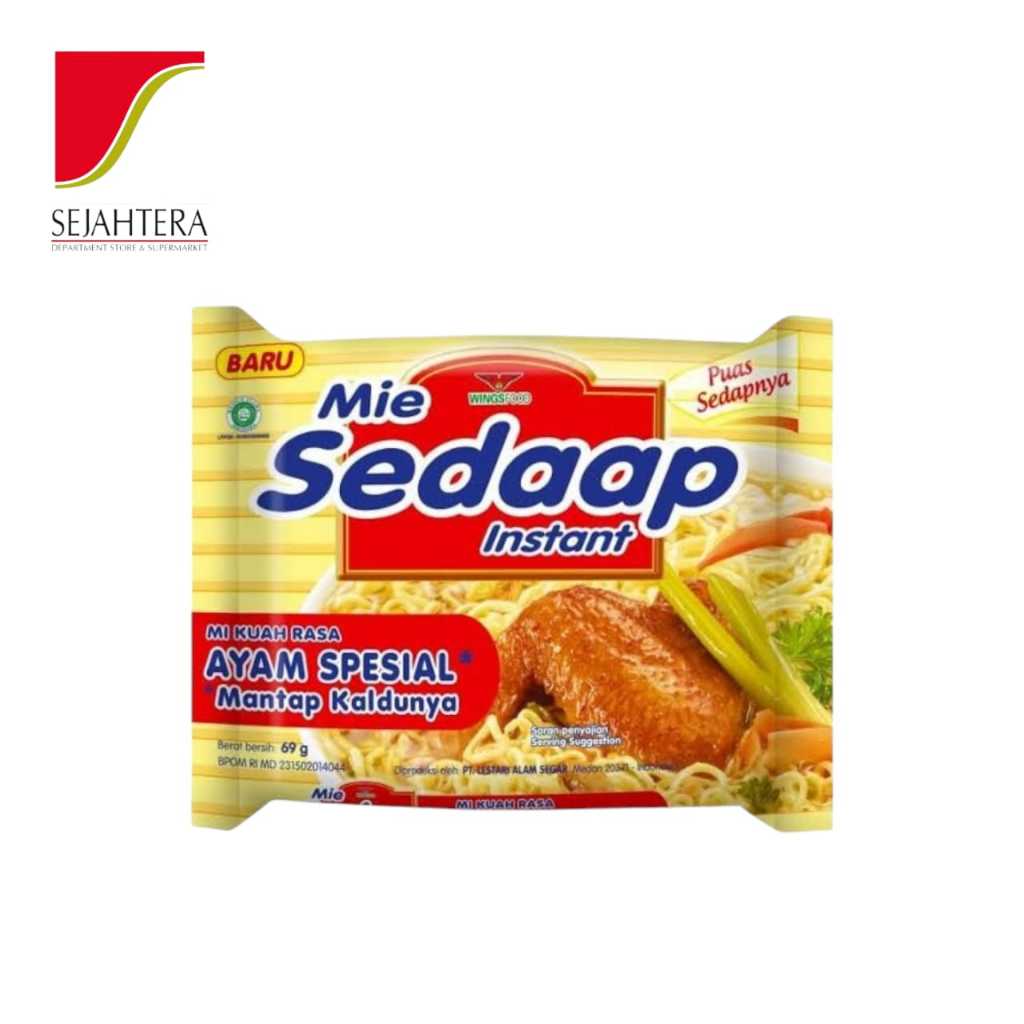 

Mie Sedaap Rasa Ayam Spesial 69gr – Mi Instan Praktis dengan Bumbu Melimpah