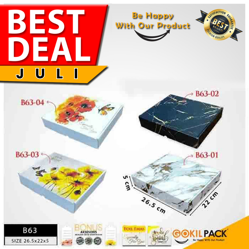 

Kotak Kue|Kado|Hampers|Cake|Serbaguna|Dus|Box|Packaging|B63
