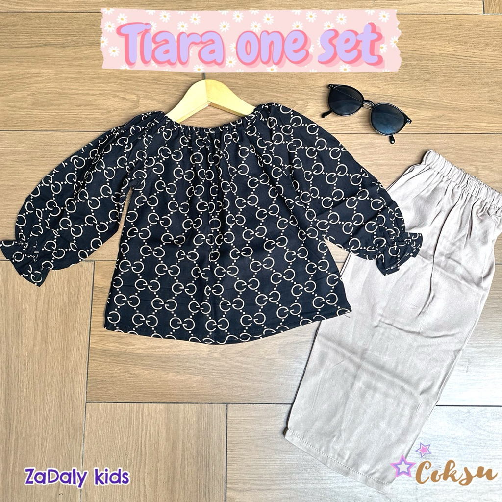 TIARA one set,baju anak perempuan-setelan anak perempuan,setelan fashion one set anak perempuan,atas
