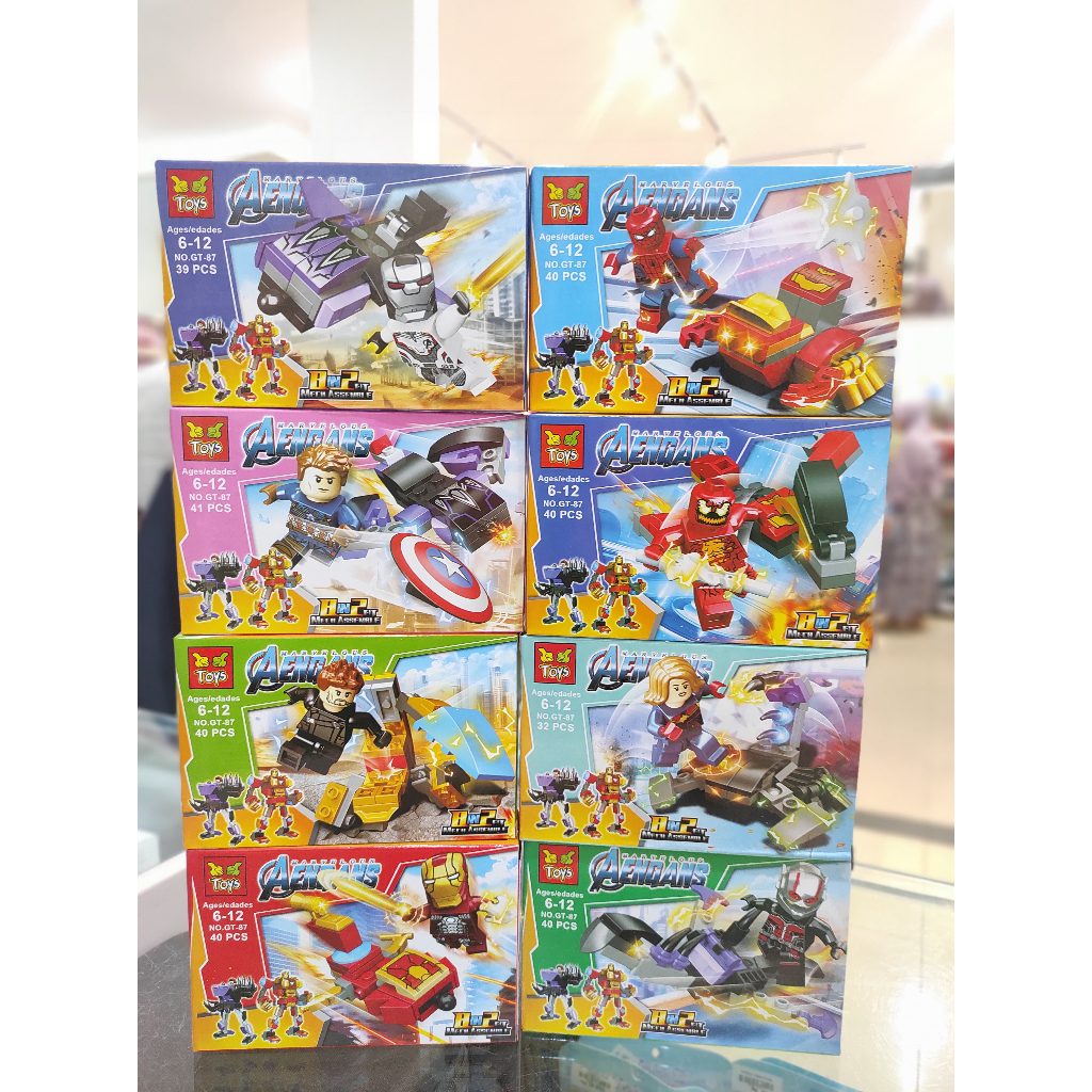 MAINAN BLOCK MARVELOUS AVANGER 8 IN 2 GT-87