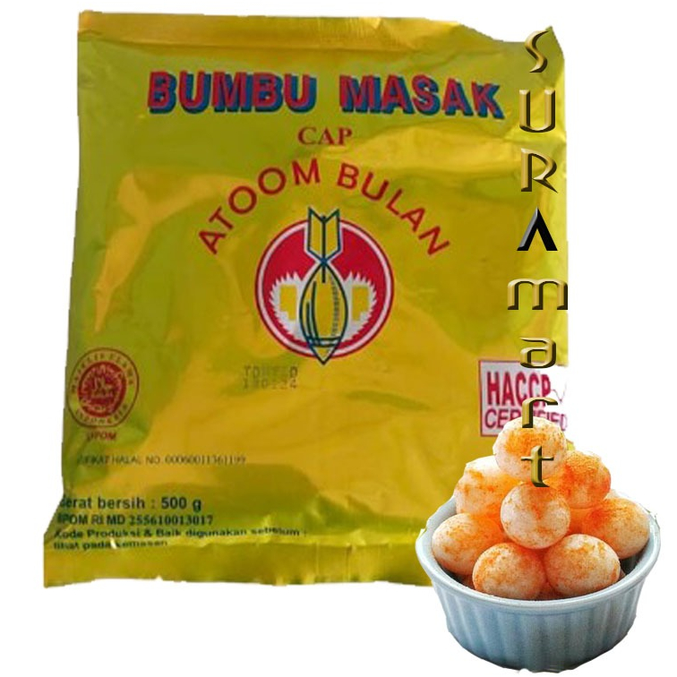 

(500 gr) ATOM BULAN Bumbu Instant Box Penyedap Rasa Cimol Cilok