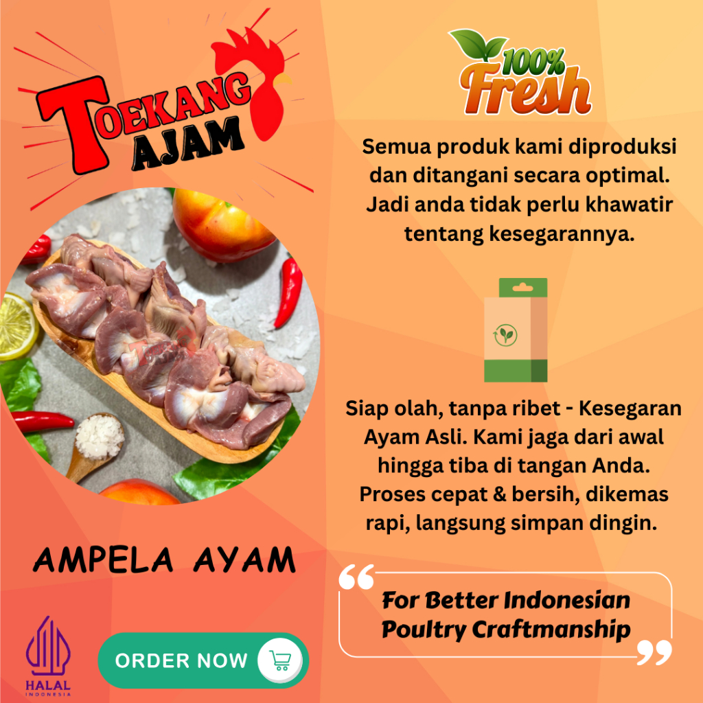 

AMPELA AYAM MENTAH 1 KG