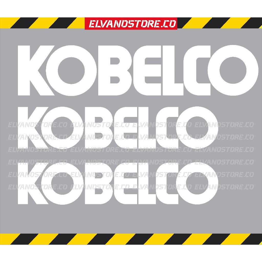 Sticker Part Alat Berat Excavator  Kobelco SK 200-6 High Quality Waterproof