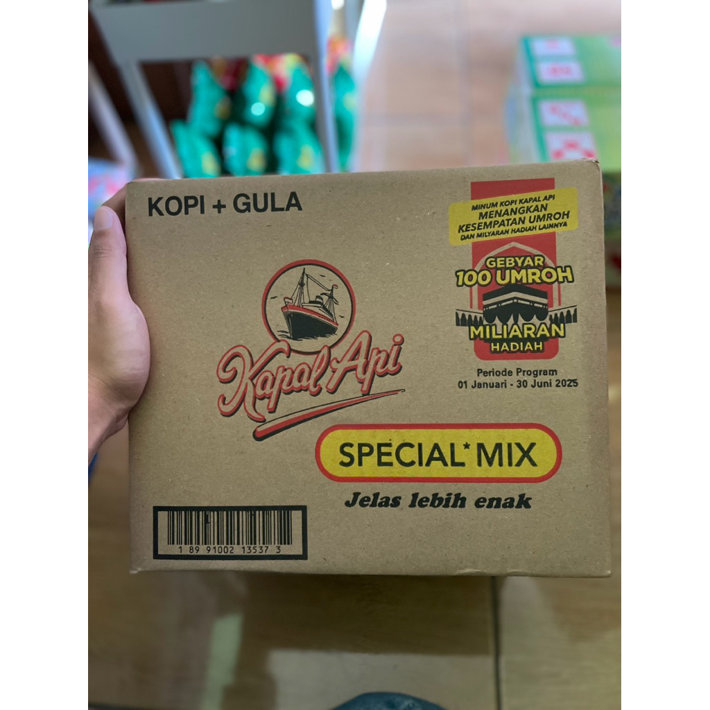 

Kopi Kapal Api Special Mix 1 dus 12 Rtg x 10 Bks x 23 g