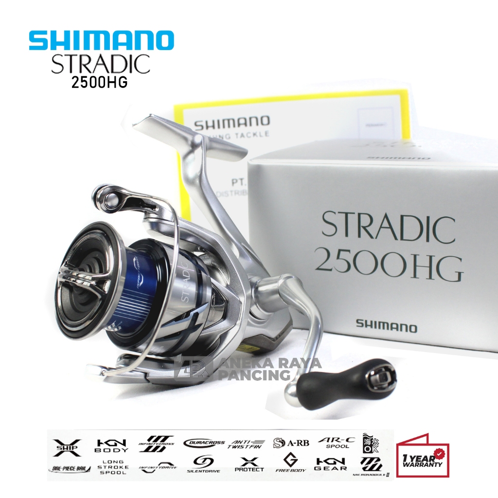 Reel Shimano STRADIC [2023] Power Handle | 1000 s/d C5000XG | Aneka Raya Pancing