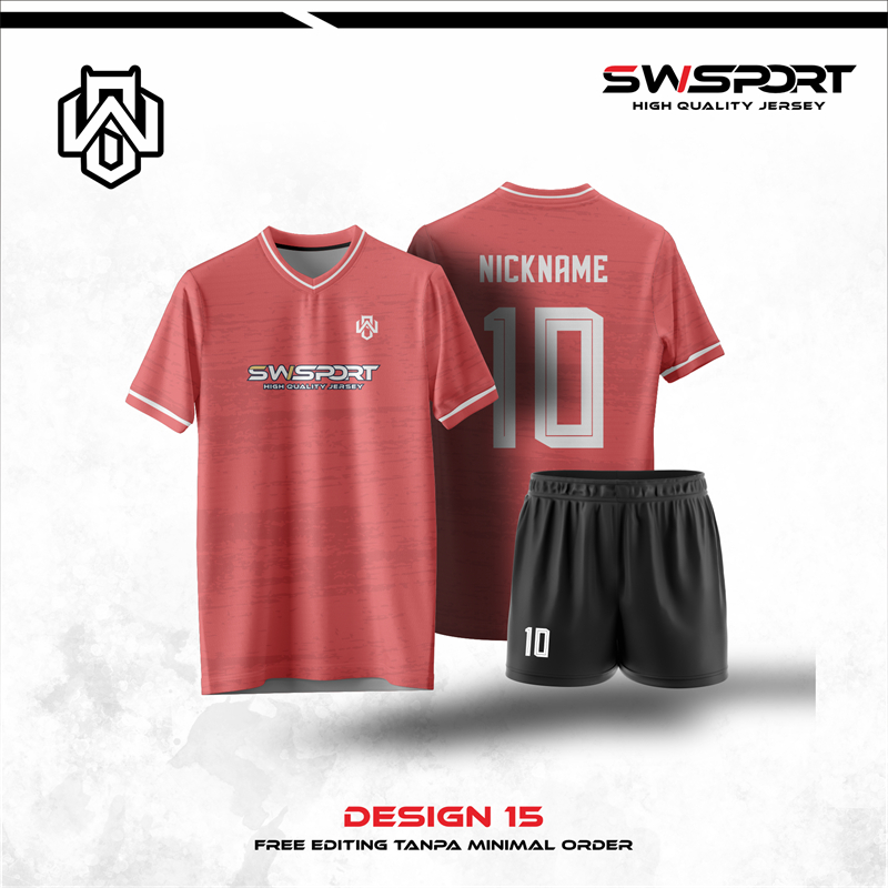 Jersey Futsal Custom Baju Futsal Custom Nama Nomor Logo Full Prinitng Jersey Baju Bola Custom Pink T