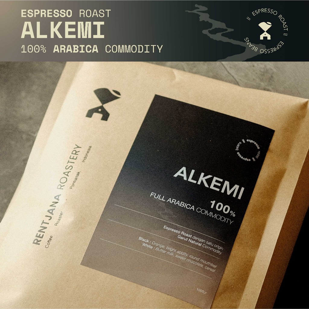 

ALKEMI Espresso Beans - Biji Kopi Full Arabica 1 Kg