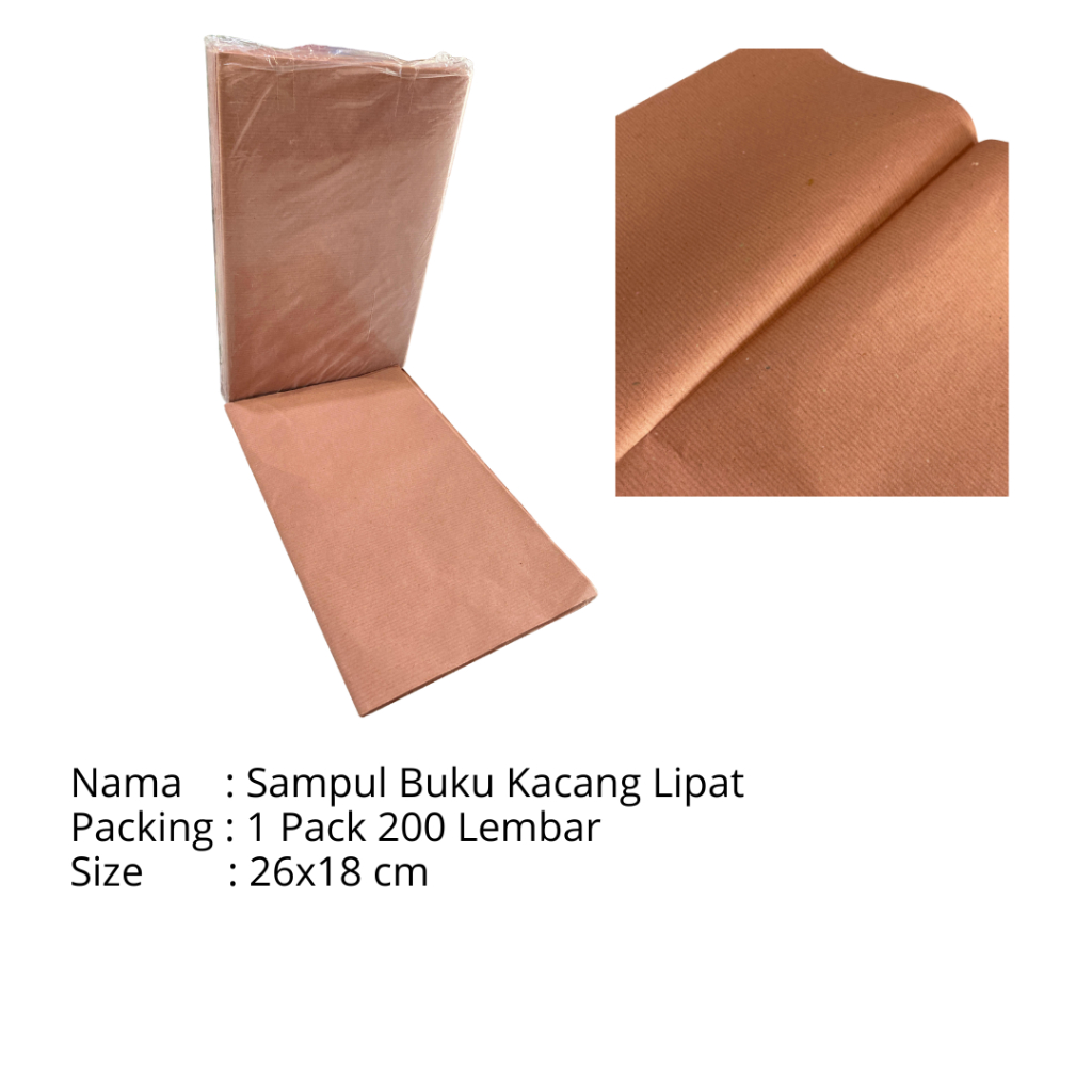 

Sampul Buku Kacang Lipat BOXY (ISI 200 LEMBAR)