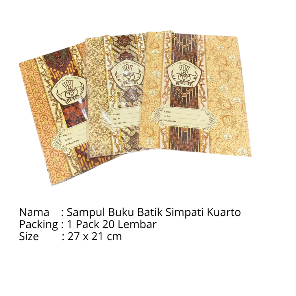 

Sampul Buku Batik Simpati Kuarto (SI 20 LEMBAR)