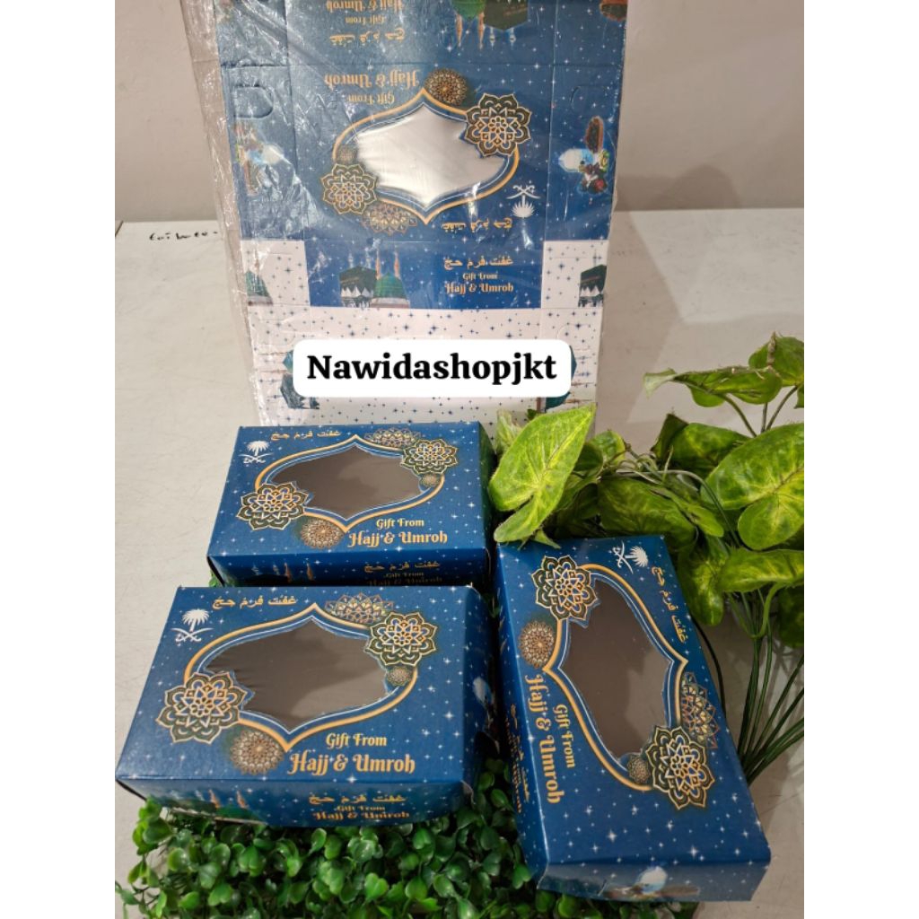

Dus Oleh Oleh Haji Hijau 5 sekat Motif Baru