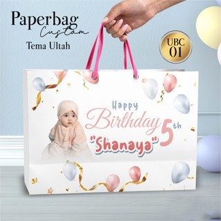 

Tas Hampers Ultah Lucu - Paper Bag Murah - Custom Nama Bahan Brief Card - Hampers/Kado - Kode UBC