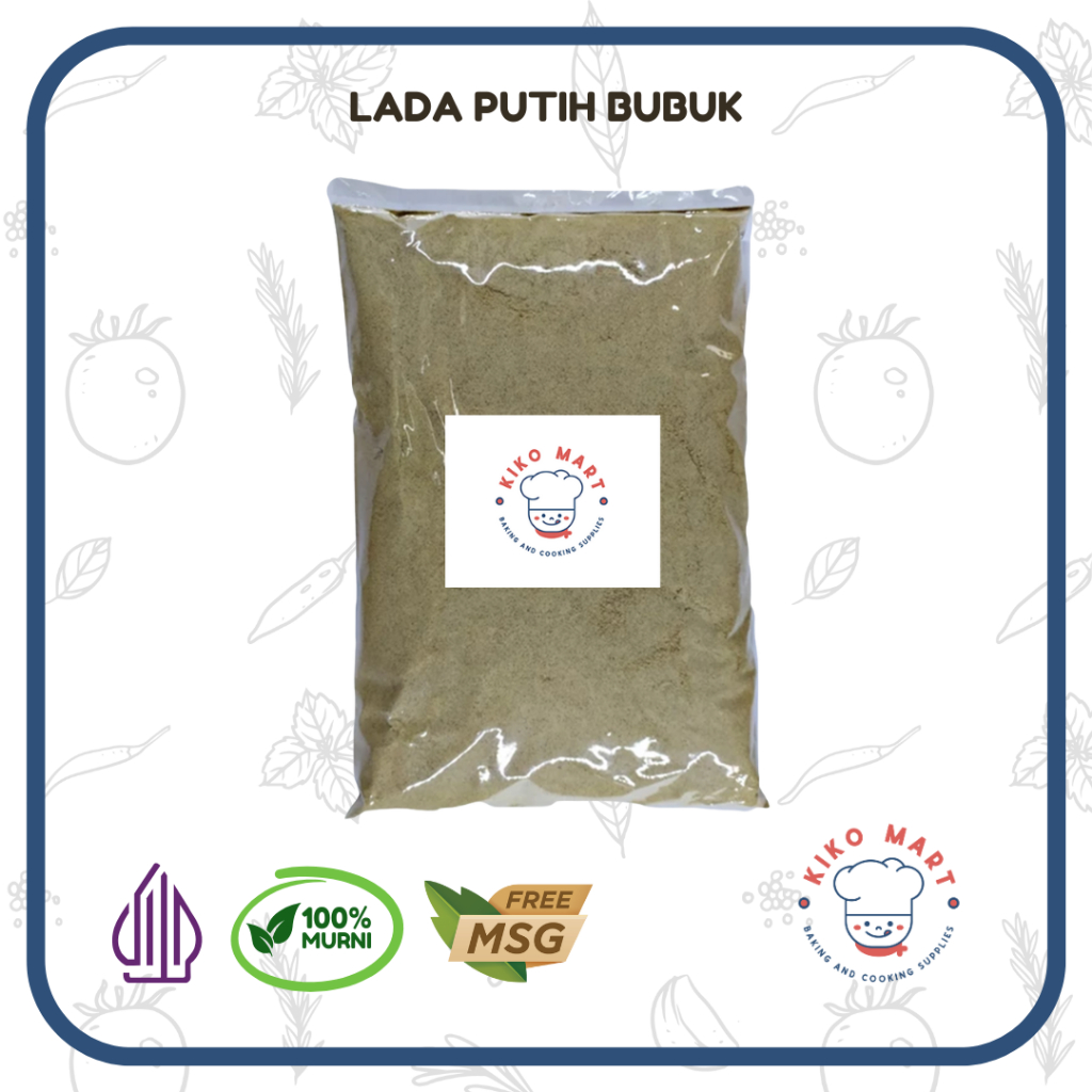

LADA PUTIH BUBUK 1KG/1000GRAM TERMURAH TERLARIS