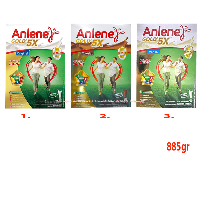 

Anlene Gold 850gr Coklat Plain Original Susu Anline Susu Tinggi Kalsium Tulang Untuk Usia 51 Keatas Lansia Anlenegold 885 gram Susu Bubuk 5x