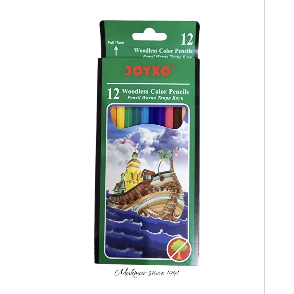

Woodless Color Pencils Joyko/ Pensil Warna Joyko Woodless
