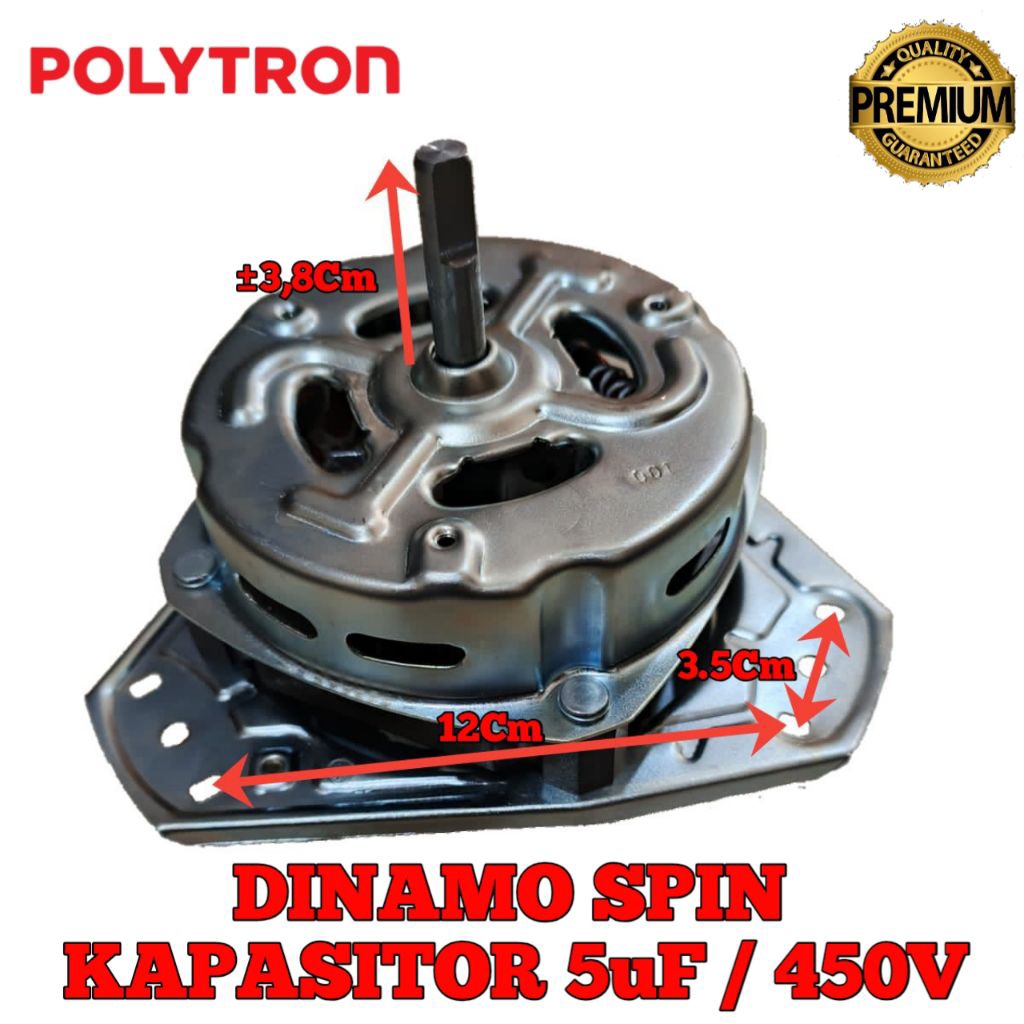 DINAMO PENGERING | DINAMO PENGERING SPIN MESIN CUCI POLYTRON PWM-9556