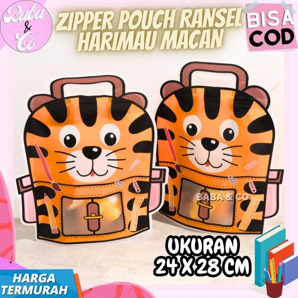 

KANTONG HAMPERS ZIPPER MOTIF MACAN CUTE TIGER HARIMAU POUCH ZIPPER KEMASAN HARIMAU LUCU IMUT MACAN UNIK PLASTIK KEMASAN HAMPERS KANTONG HADIAH MOTIF TIGER MACAN IMUT