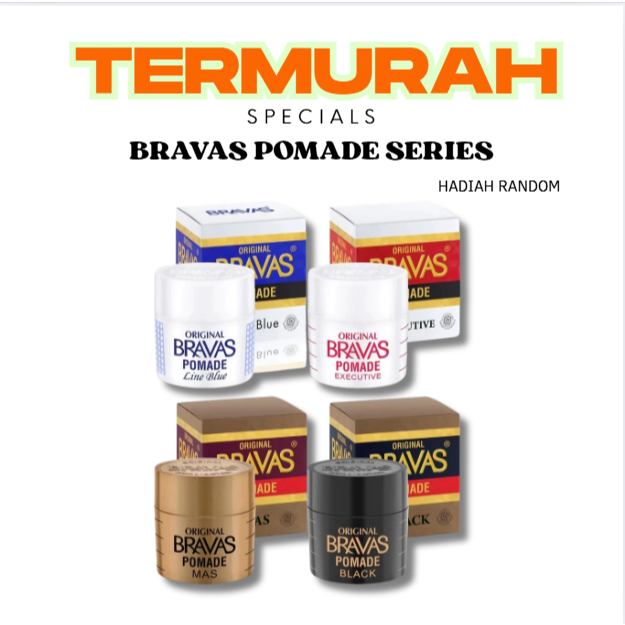 Bravas Pomade Minyak Rambut Pria 80gr