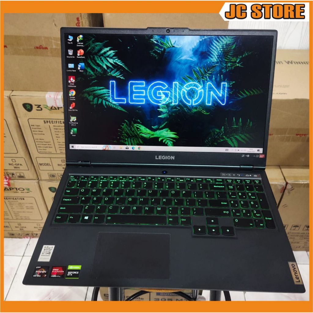 TERMURAH LENOVO LEGION 5 15ARH05 Ryzen 7 Gtx 1650Ti LAPTOP GAMING