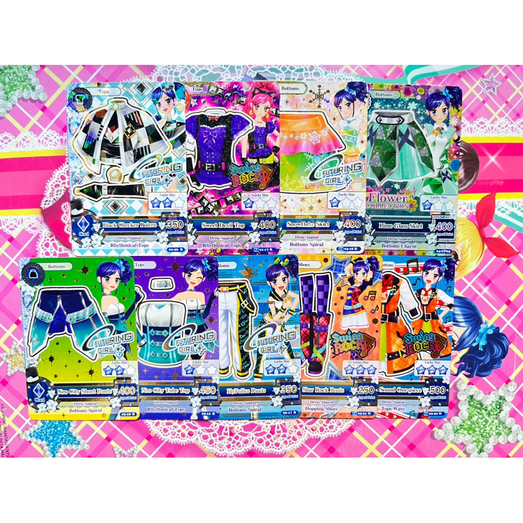 Kartu Aikatsu Asli Satuan Cool Type Brand Aoi Kiriya Seira Futuring Girl Swing Rock Aquarius Scorpio