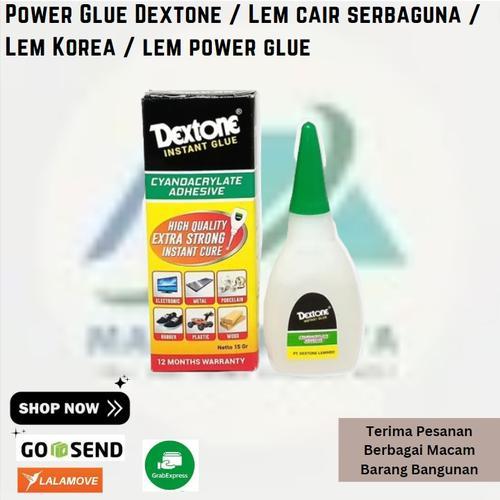 Power Glue Dextone / Lem cair serbaguna / Lem Korea / lem power glue