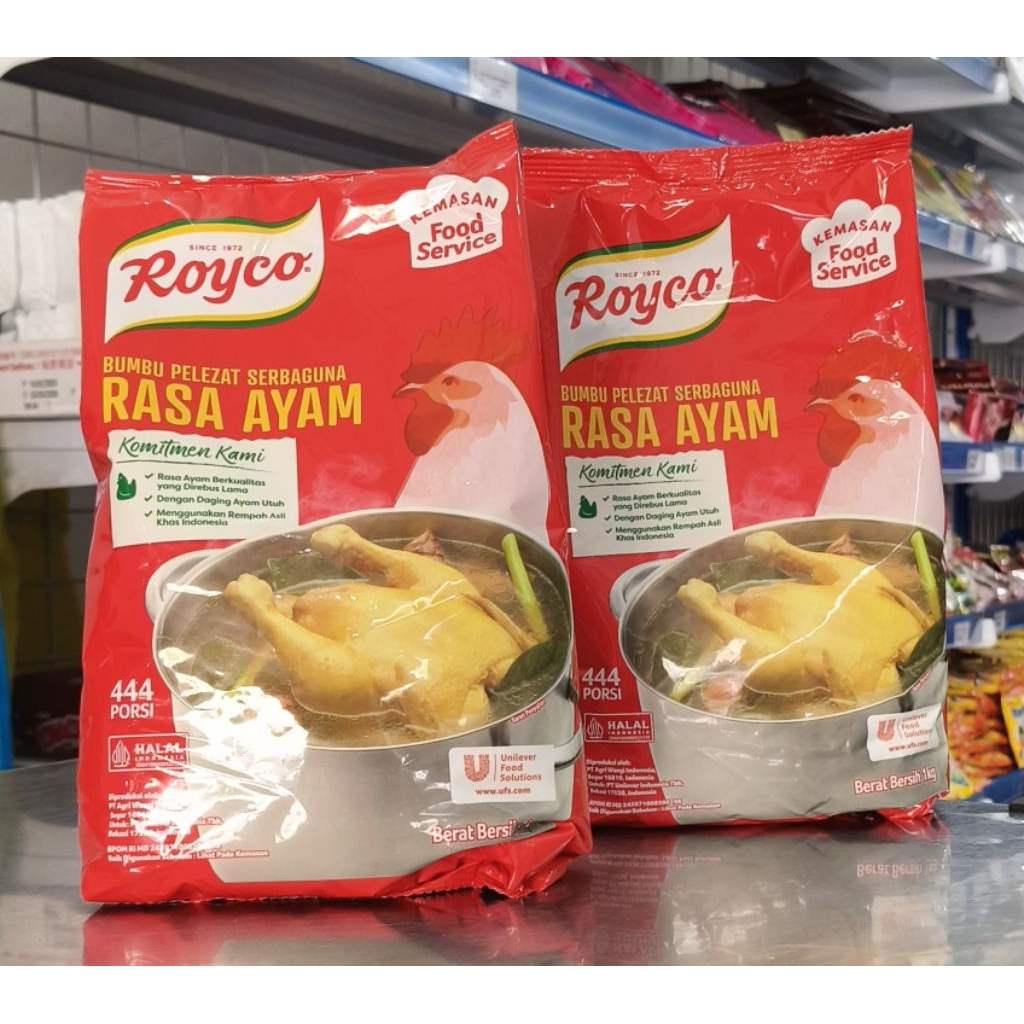 

Royco Ayam 1kg/Kaldu Ayam Royco/Royco Pelezat Bumbu Serbaguna