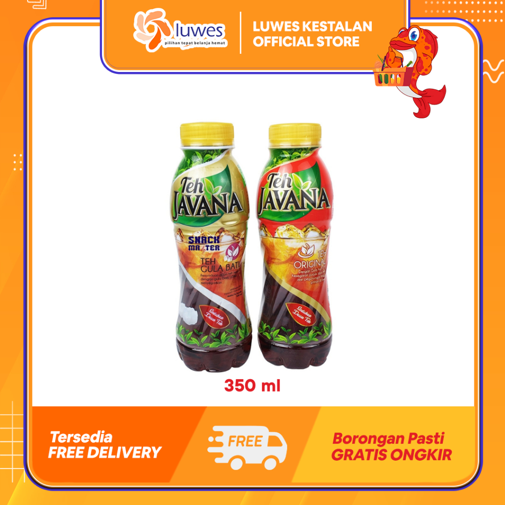 

Javana Teh Botol 350ml Melati / Gula Batu Minuman Seduhan Dari Teh Asli & Menyegarkan