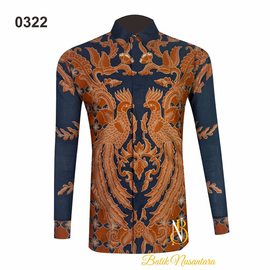 

Batik Nusantara Indonesia Kemeja Batik Slimfit Lapis Furing 0322 / Batik Pria