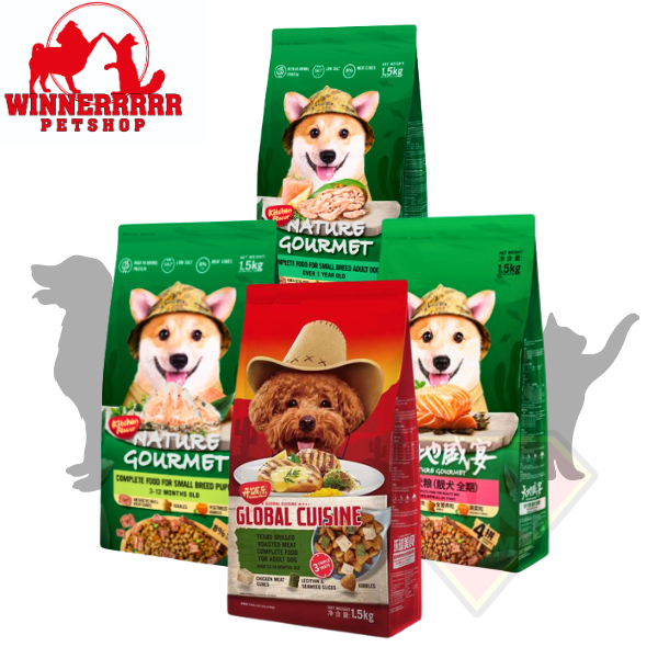 

23bagusmenshop - Kitchen Flavor Dog Food 1.5kg Semua Varian Makanan Kering Anjing Harga Grosir