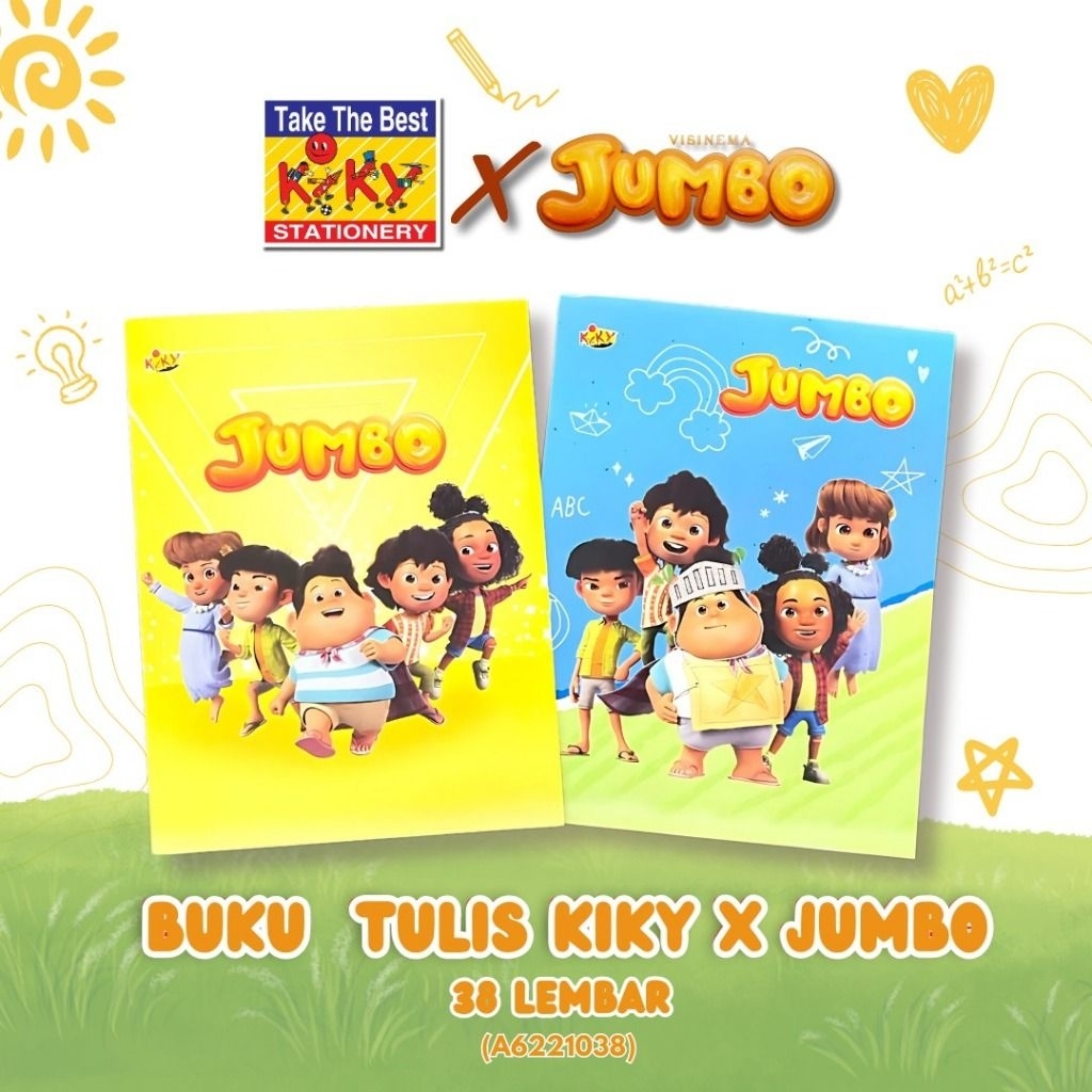 

BUKU TULIS KIKY X JUMBO isi 38 Lembar ( 1pack isi 10pcs )