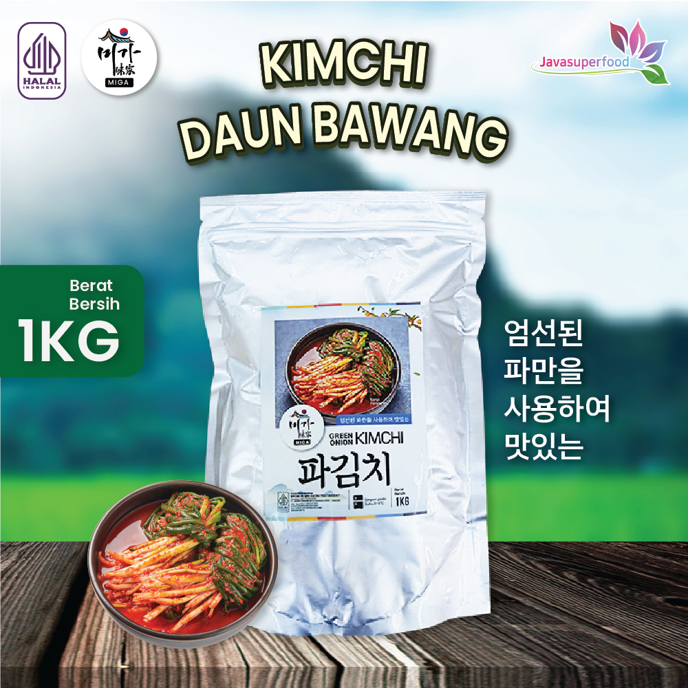 

(HALAL) KIMCHI DAUN BAWANG FRESH / KIMCHI KOREA / GREEN ONION KIMCHI 1 KG