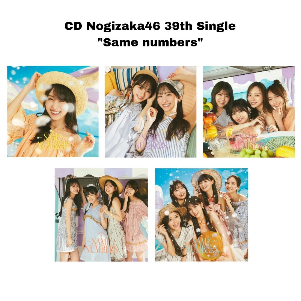 CD Nogizaka46 39th Single "Same numbers" (Limited Edition/Regular Edition)
