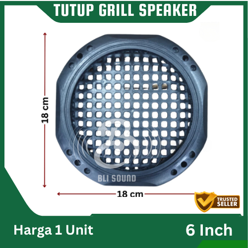 TUTUP GRILL SPEAKER 6 INCH RAM SPEAKER BOX 6 IN COVER SPEAKER PLASTIK