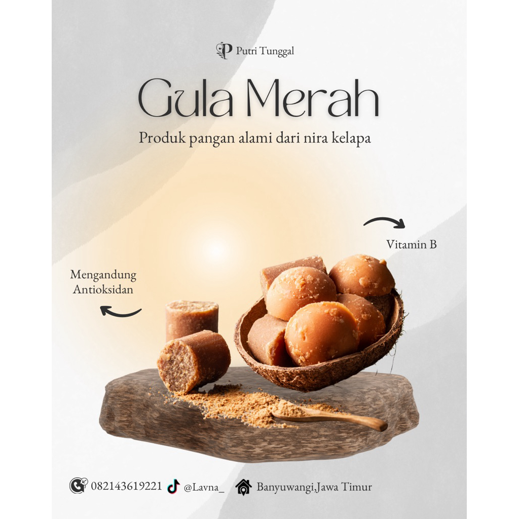 

GULA MERAH ASLI NIRA KELAPA KHAS BANYUWANGI