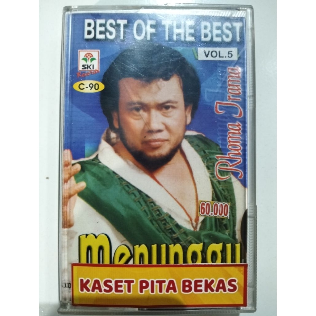 kaset pita bekas dangdut Rhoma irama vol 5 mengunggu