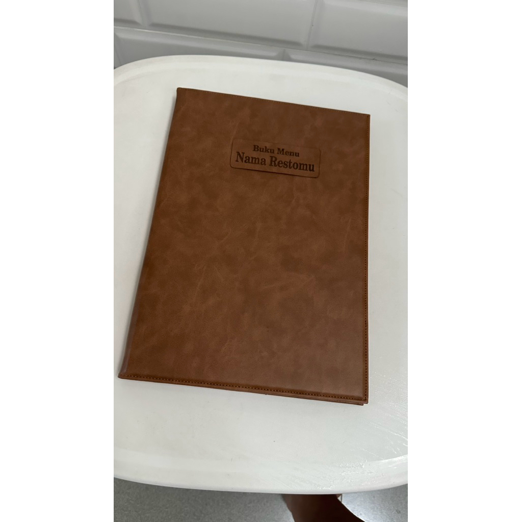 

Buku Menu Kulit Jahit : LARGE 21 x 29 cm