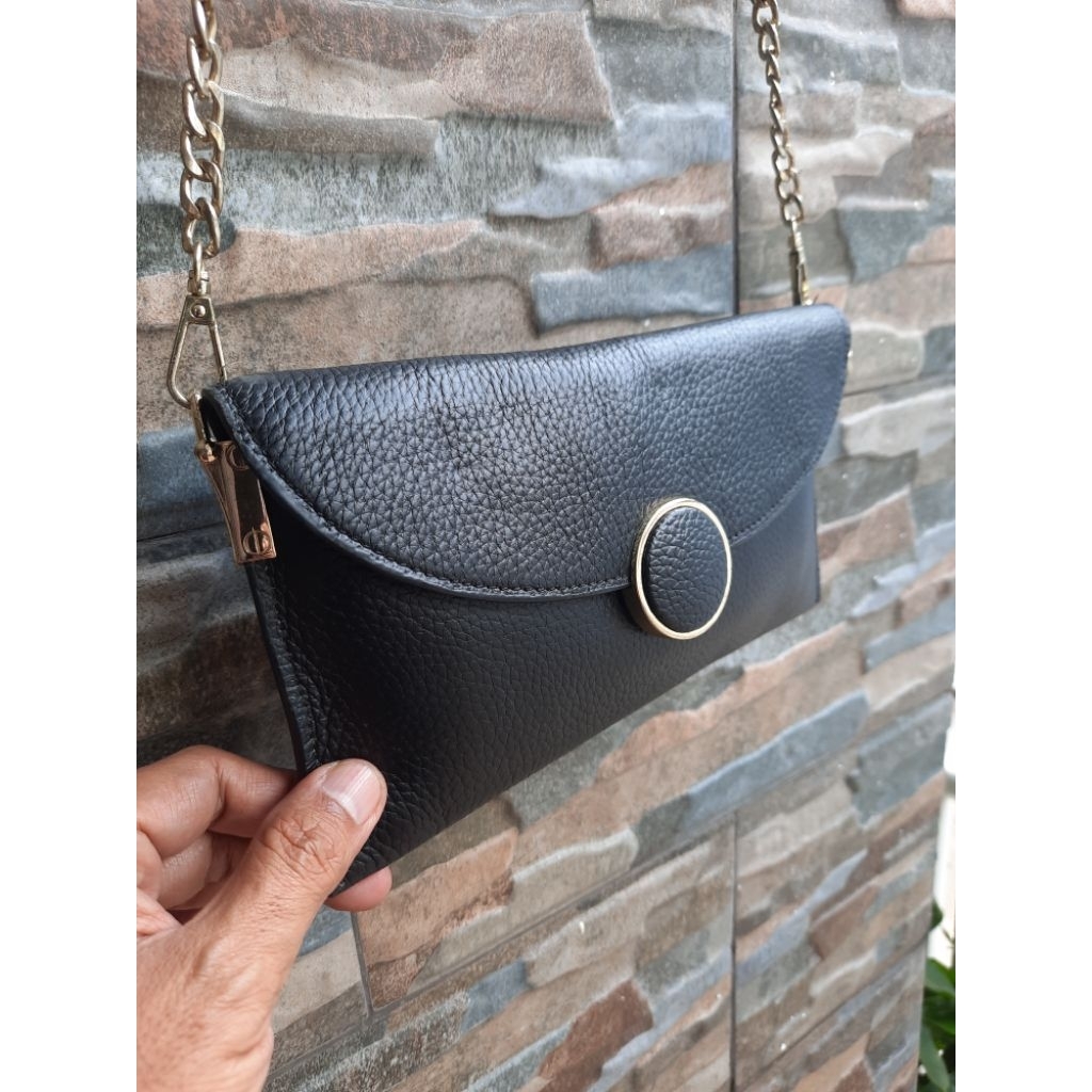 Slingbag Hitam Rantai NOBRAND - TAS PRELOVED