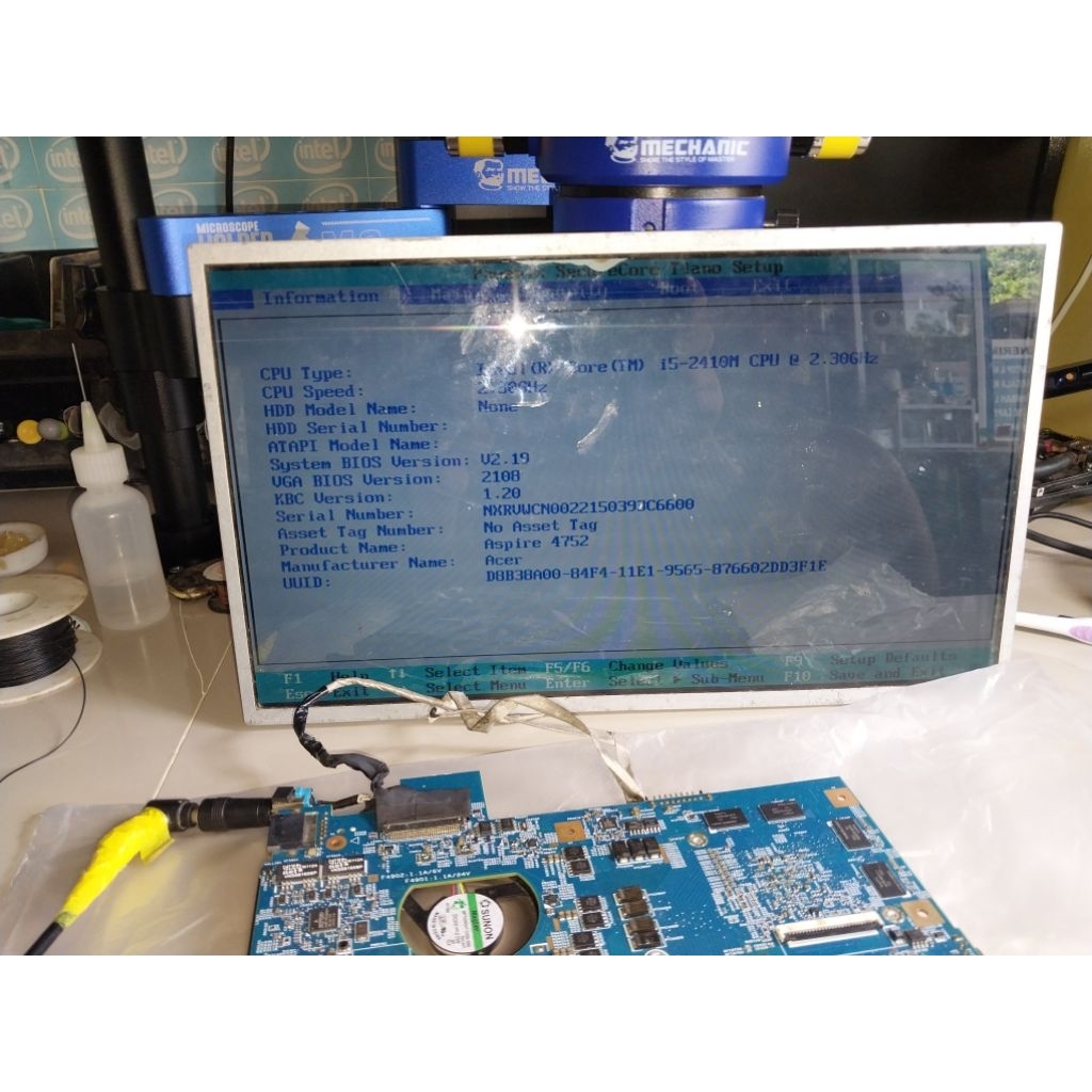 Fleksible LCD LVDS Acer 4750 4752 4743